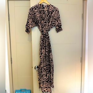 Osei Duro wrap maxi dress